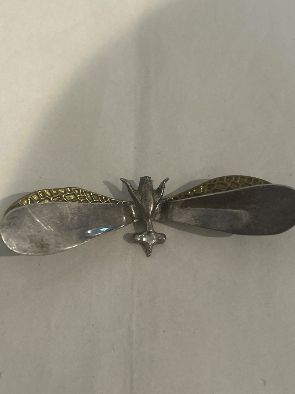 Two Tone Dragonfly Brooch